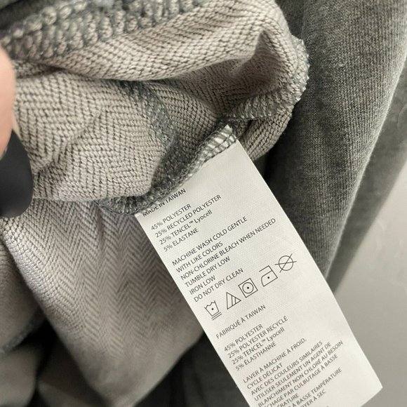 Prana Ashy Gray Long Sleeve Rosie Sweatshirt Dress - Picture 5 of 5